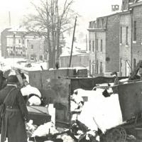 Destroyed half-tracks photograph