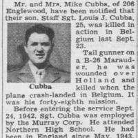 Louis J Cubba obituary