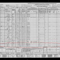 Jasper T Aaser 1940 census part I