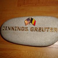 Photograph courtesy of Wim Jacobs Jennings Greuter tribute stone from Wim Jacobs