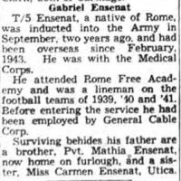 Gabriel J Ensenat obituary 1