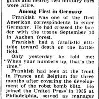 Obituary of John Frankish courtesy of Erwin Derhaag John Frankish obit #2