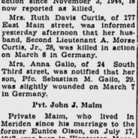 john J Malm obituary 2
