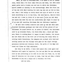 Blair Letter home