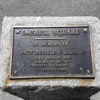 Russel J Sauriol plaque