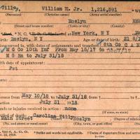 William Tilley registration card