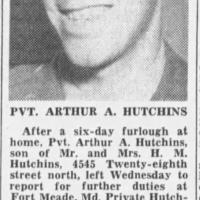 Arthur Hutchins article