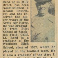 Frederick G Reed article