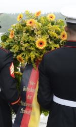 Wreath presentation at the Ardennes Cemetery 2016 ardennes wrat 2016